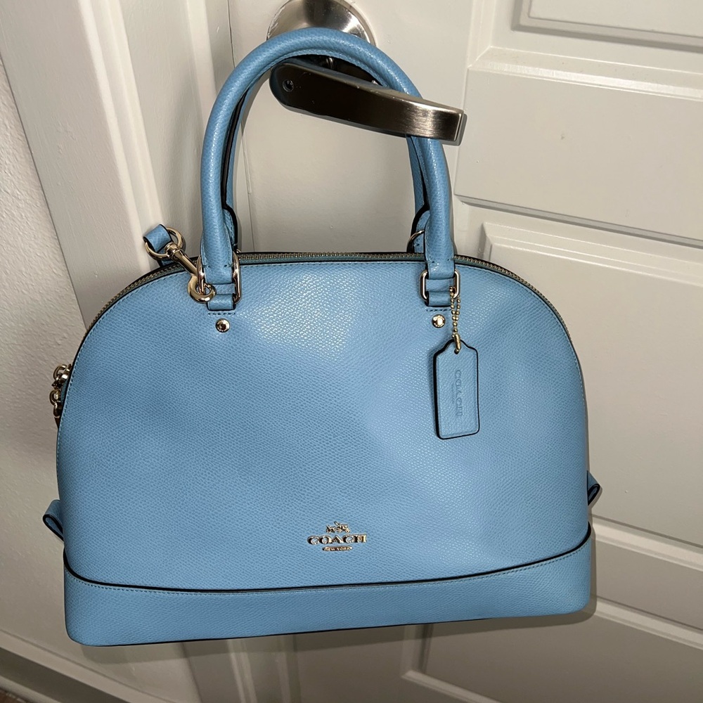 Vintage Powder Blue Coach Bag